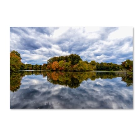 PIPA Fine Art 'Autumn Reflections' Canvas Art,16x24